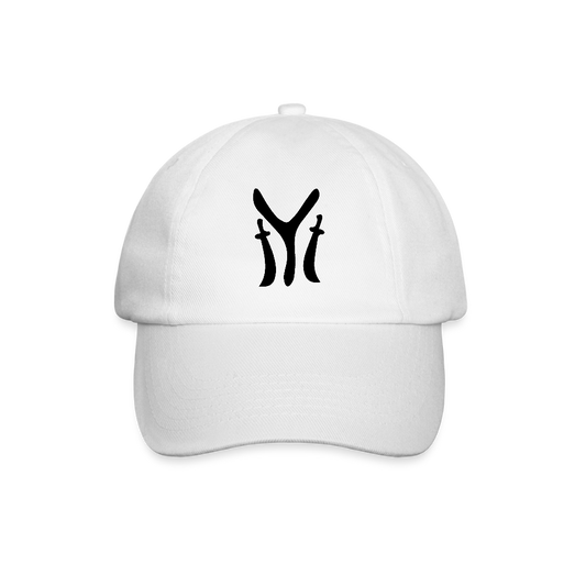 Kayı Boyu IYI Design Basecap – Premium Baumwollkappe für Osmanische Geschichte-Fans - Weiß/Weiß