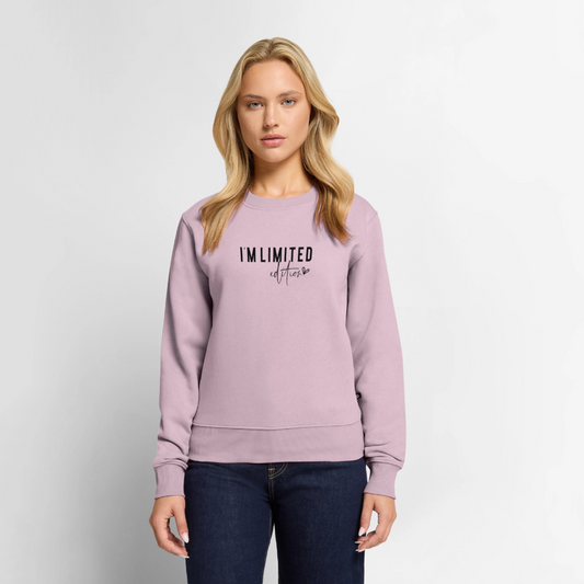 Frauen Premium Pullover „I’M LIMITED Edition“ - Altrosa