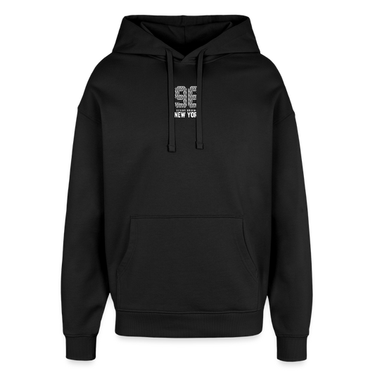 New York 96 Oversized Hoodie – Premium Bio-Baumwolle - Schwarz
