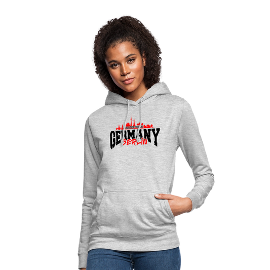 Frauen Hoodie - Hellgrau meliert