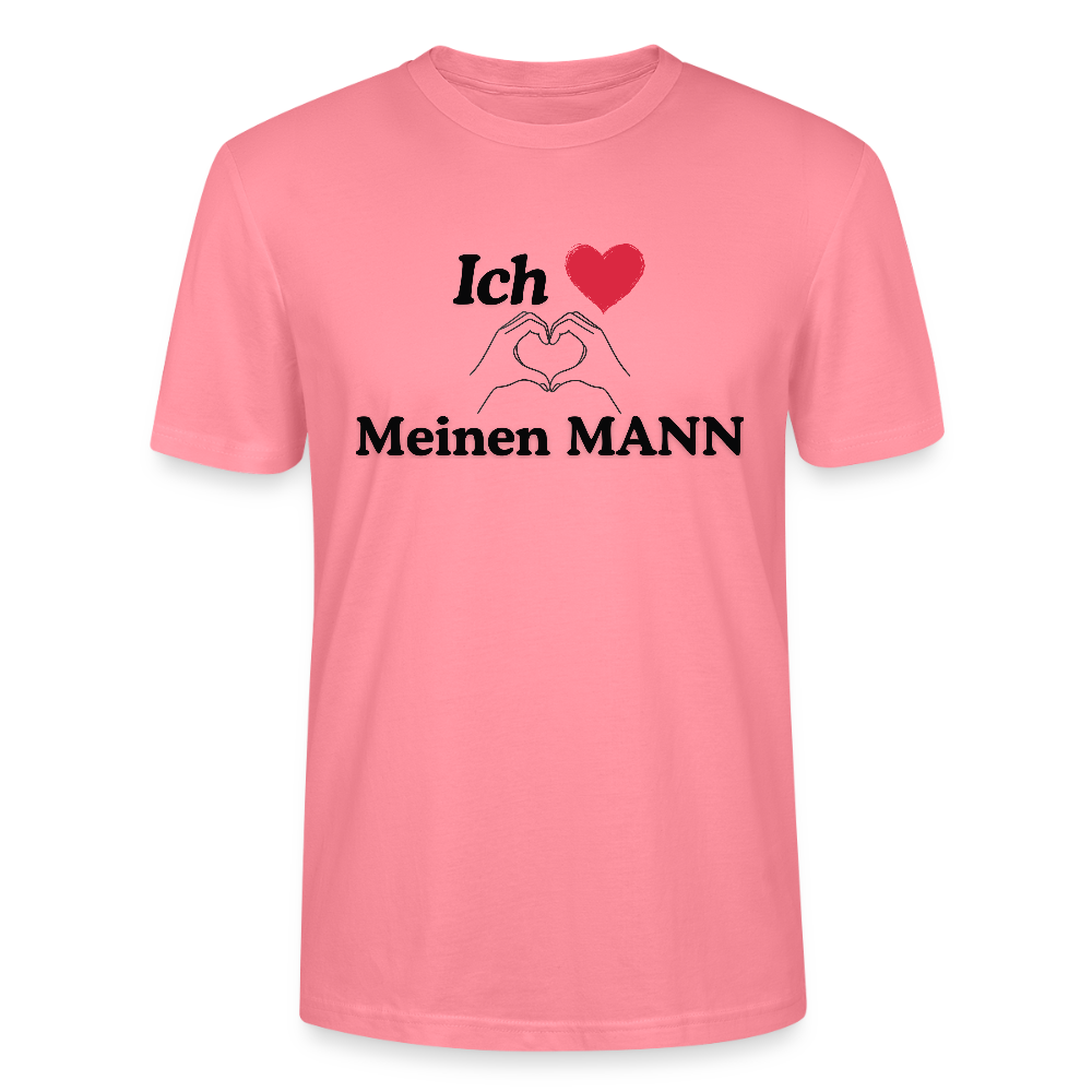 "Ich liebe Meinen MANN" – Premium Unisex Bio-T-Shirt (Nachhaltig & Stilvoll) - Pink